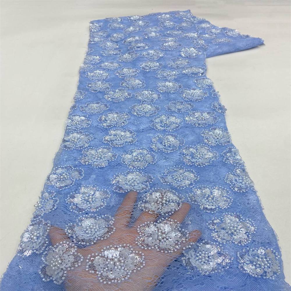 Beaded Lace Fabric LiL9055