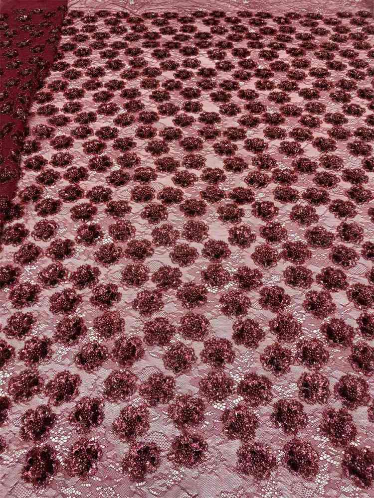 Beaded Lace Fabric LiL9055