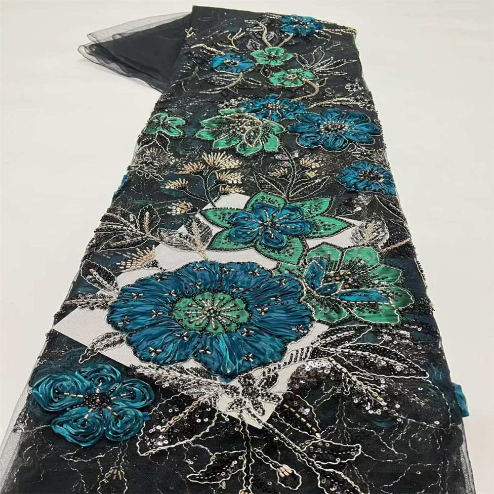 Beaded Lace Fabric LiL9057