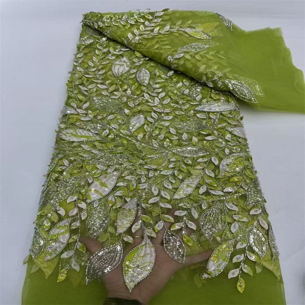 Beaded Lace Fabric - 5 Yards | MOD LIL005