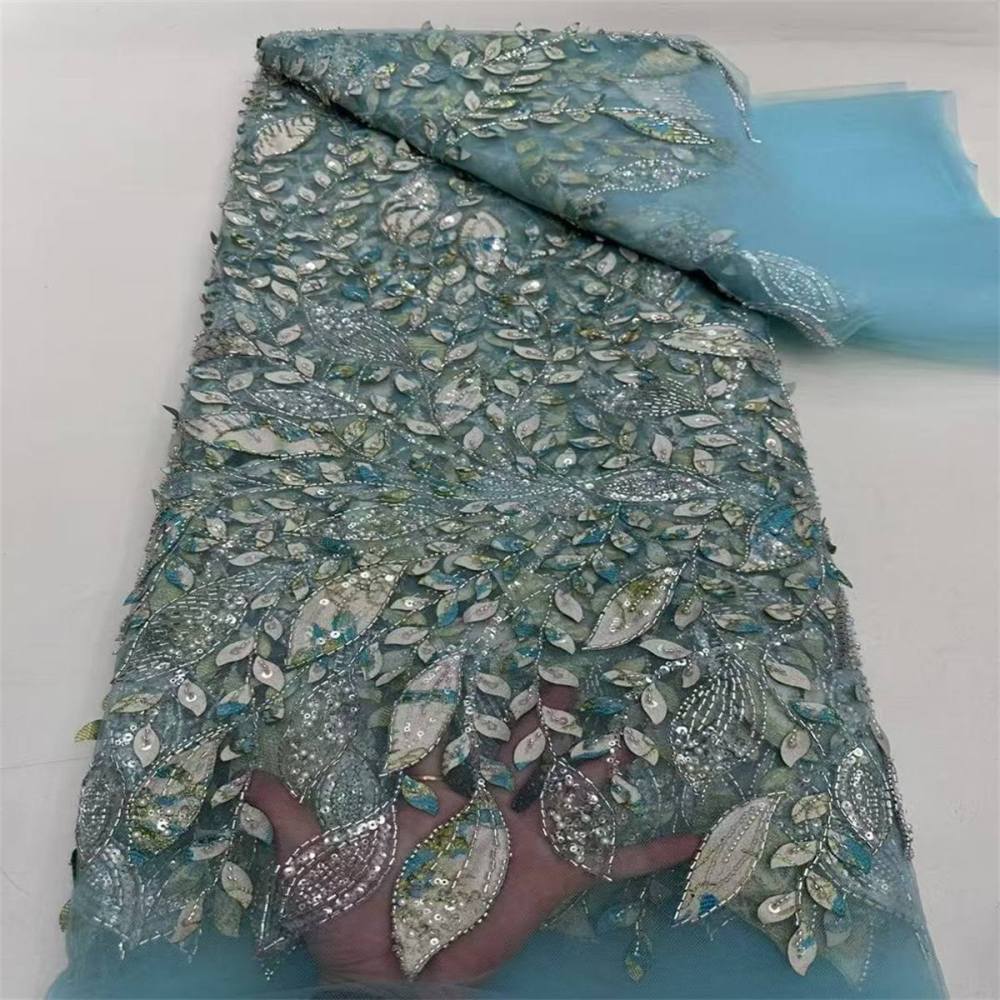 Beaded Lace Fabric - 5 Yards | MOD LIL005