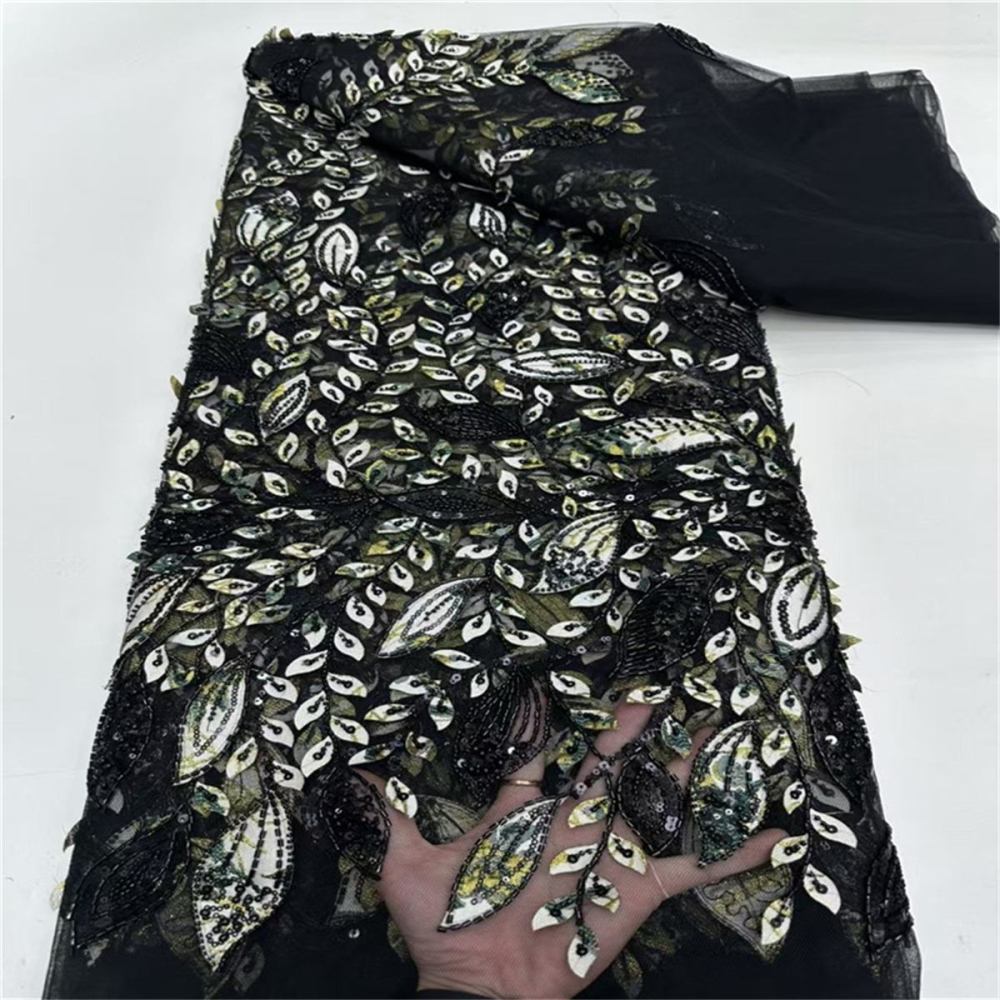 Beaded Lace Fabric - 5 Yards | MOD LIL005
