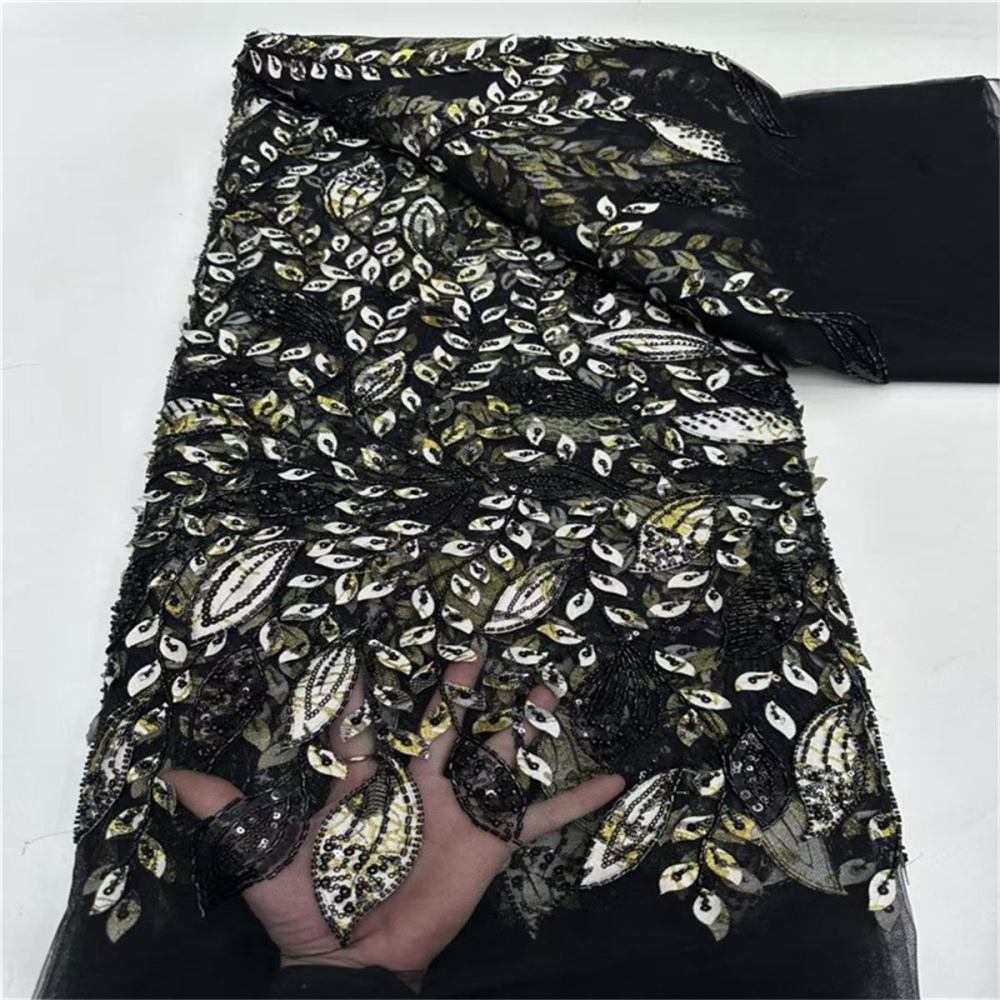 Beaded Lace Fabric - 5 Yards | MOD LIL005