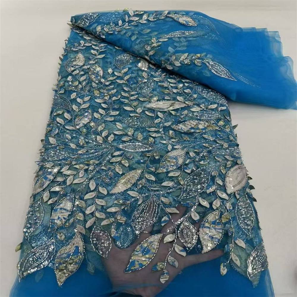 Beaded Lace Fabric - 5 Yards | MOD LIL005