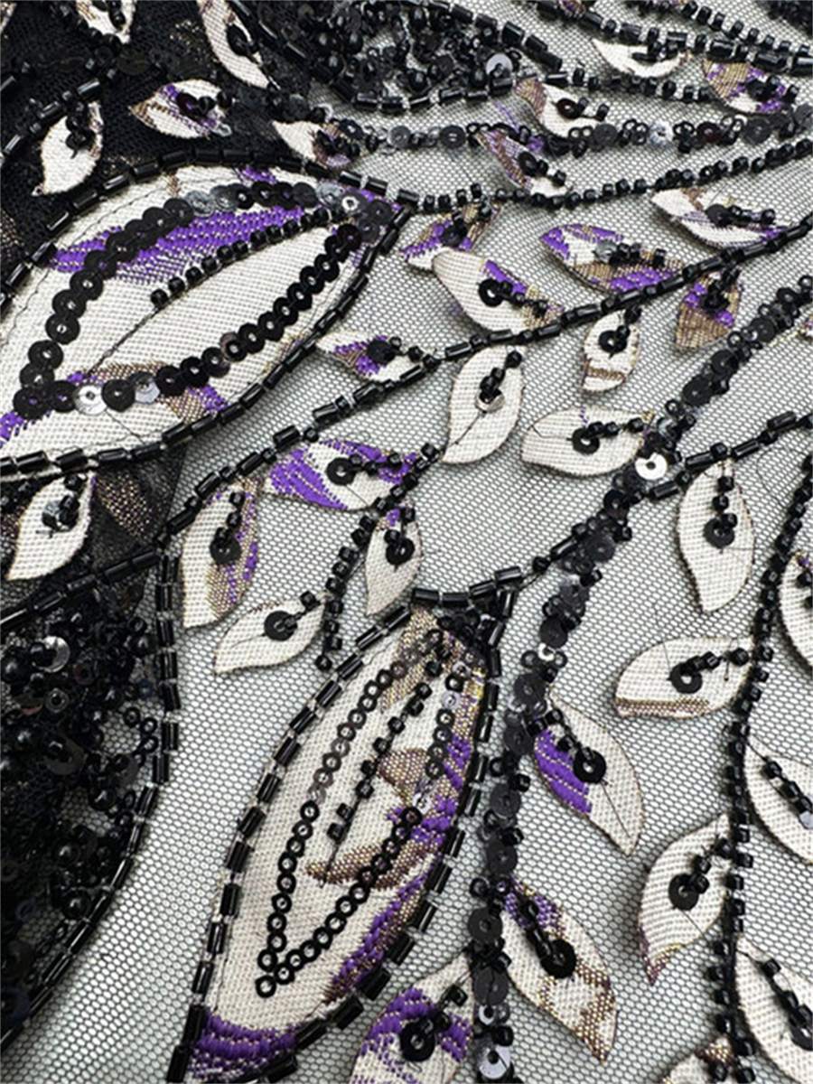 Beaded Lace Fabric - 5 Yards | MOD LIL005