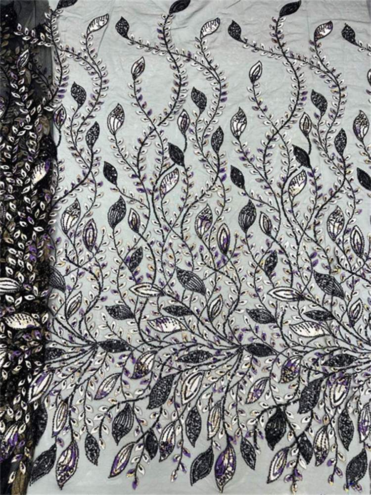 Beaded Lace Fabric - 5 Yards | MOD LIL005