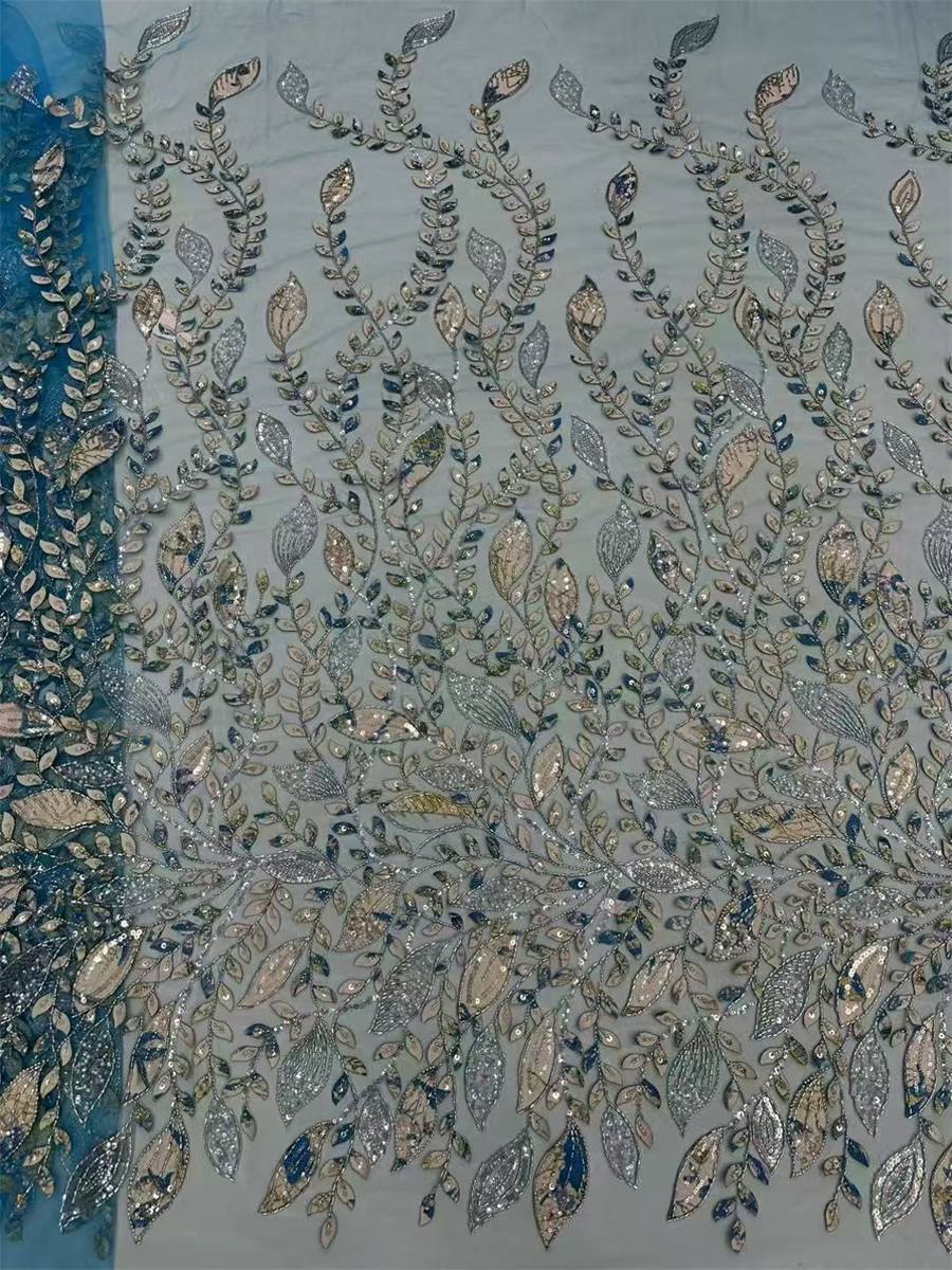 Beaded Lace Fabric - 5 Yards | MOD LIL005