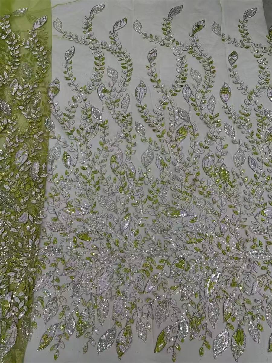 Beaded Lace Fabric - 5 Yards | MOD LIL005