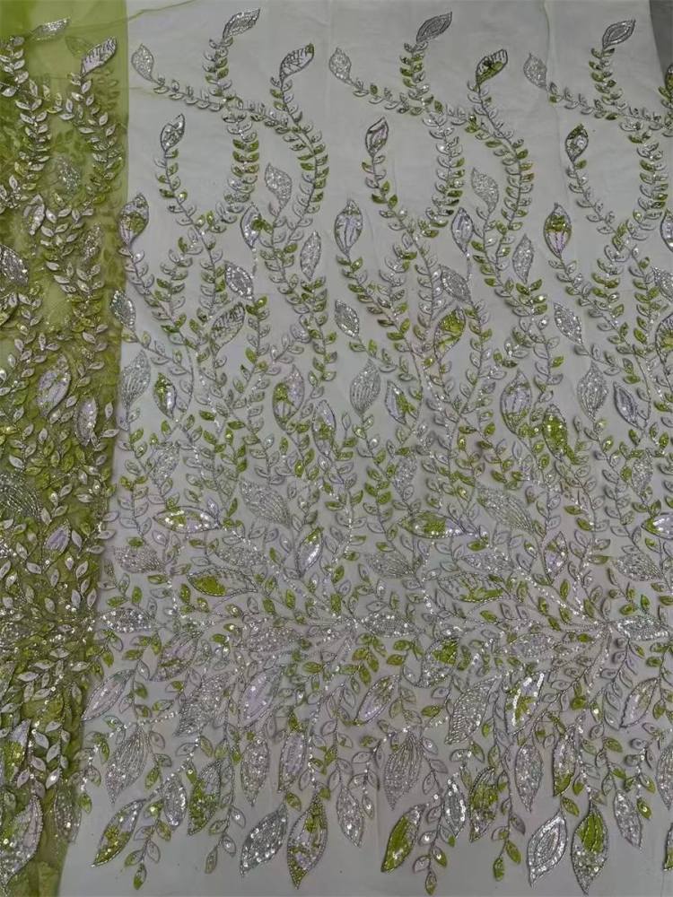 Beaded Lace Fabric - 5 Yards | MOD LIL005