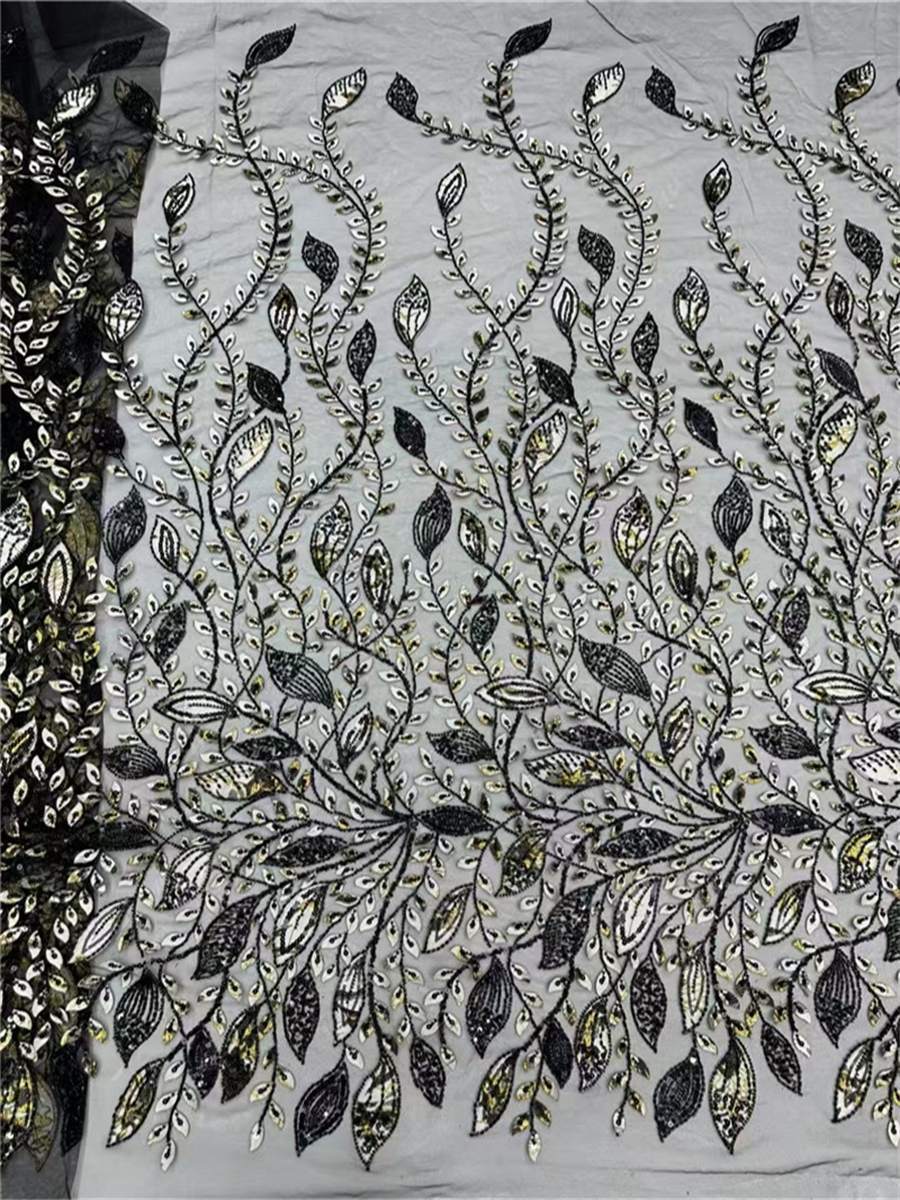 Beaded Lace Fabric - 5 Yards | MOD LIL005
