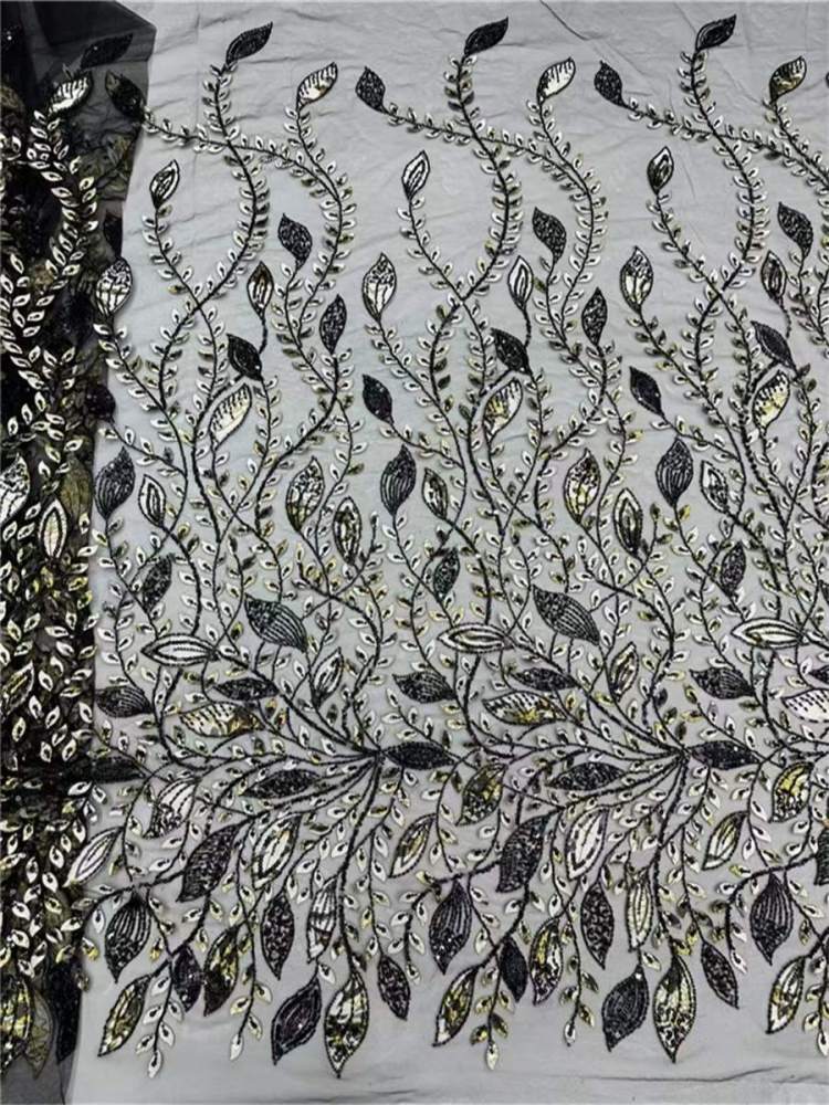 Beaded Lace Fabric - 5 Yards | MOD LIL005