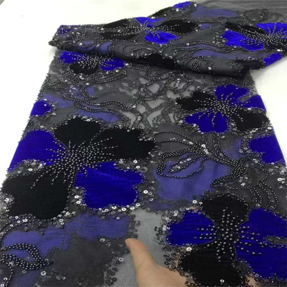 Beaded Lace Fabric - 5 Yards | MOD JX387