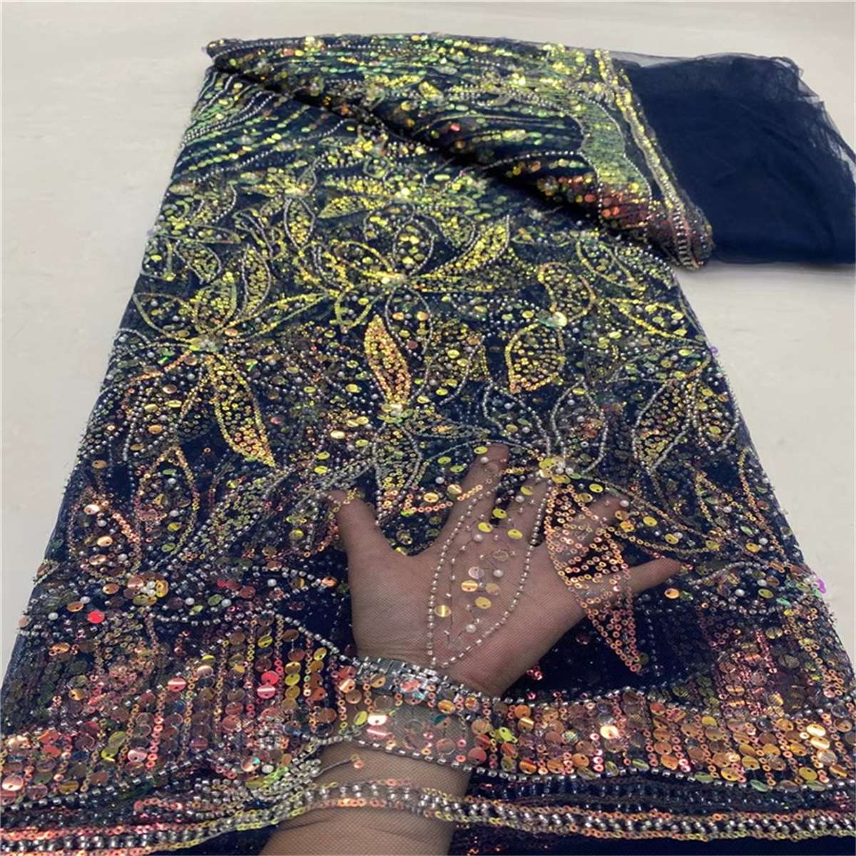 Beaded Fabric - 5 Yards | MOD JLT048