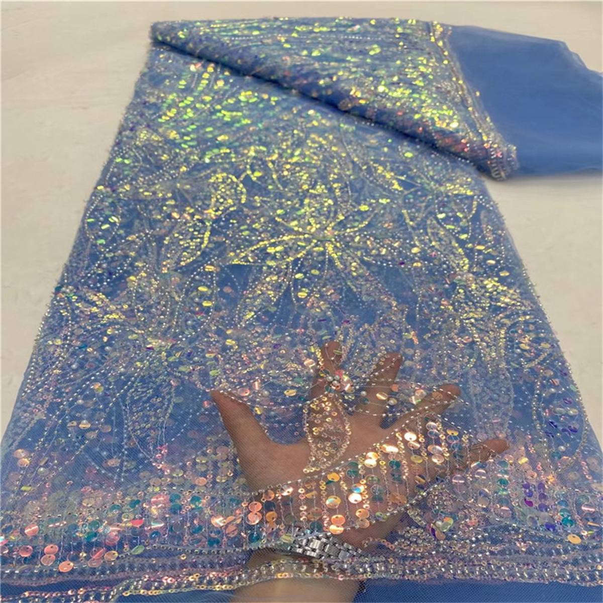 Beaded Fabric - 5 Yards | MOD JLT048