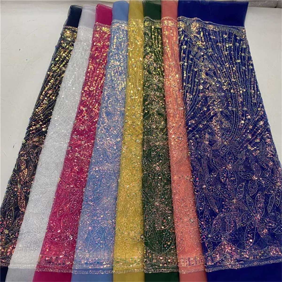 Beaded Fabric - 5 Yards | MOD JLT048
