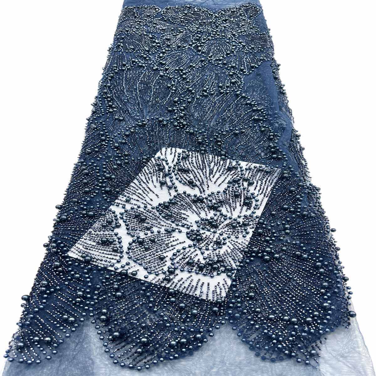 Beaded Fabric for Dresses - 5 Yards | BED-HN353