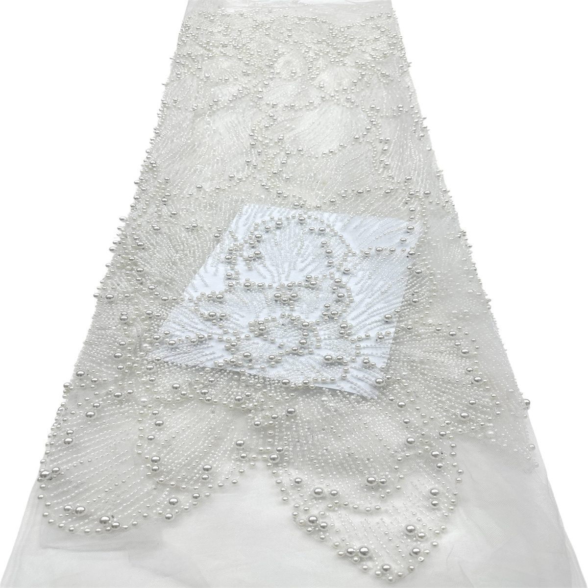 Beaded Fabric for Dresses - 5 Yards | BED-HN353