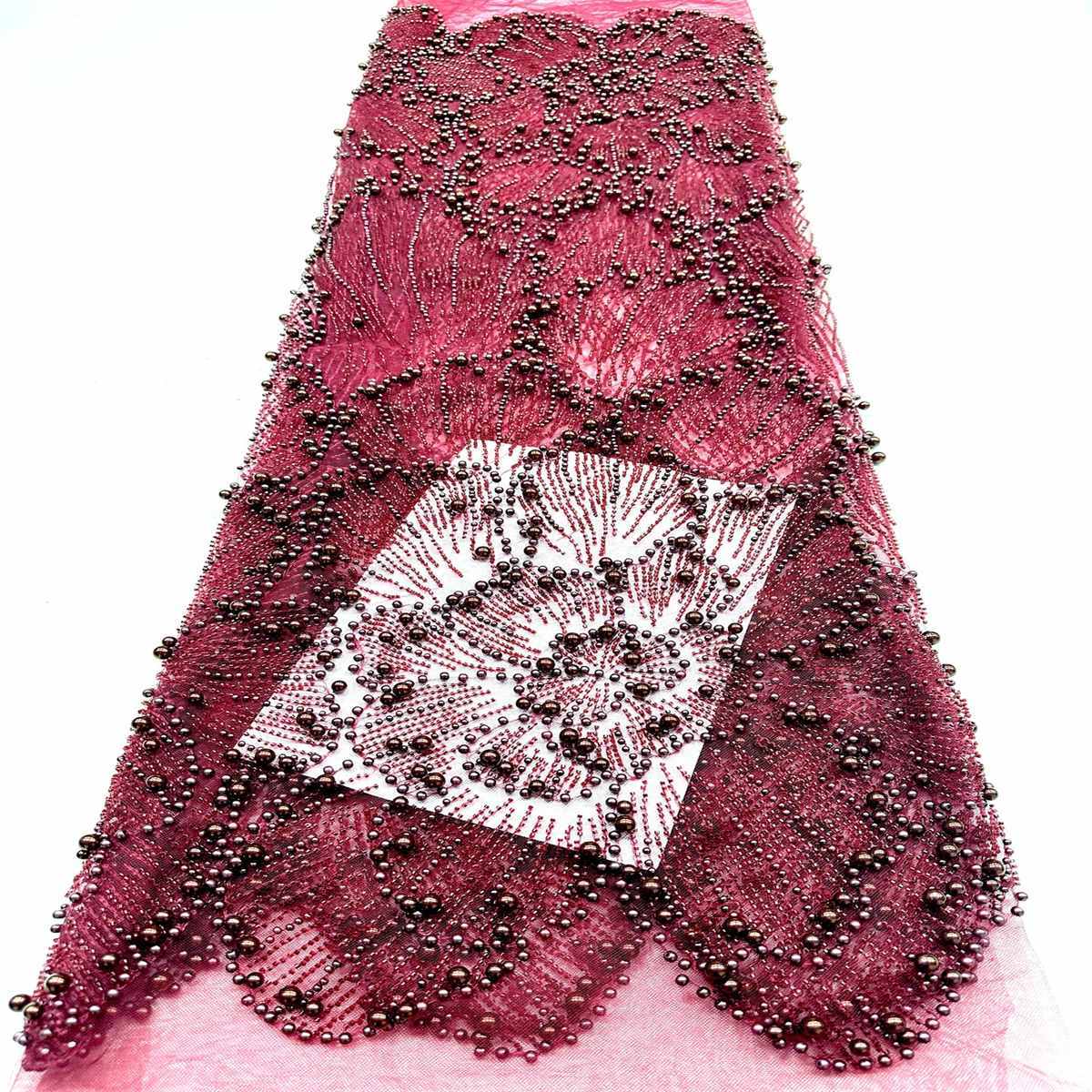 Beaded Fabric for Dresses - 5 Yards | BED-HN353
