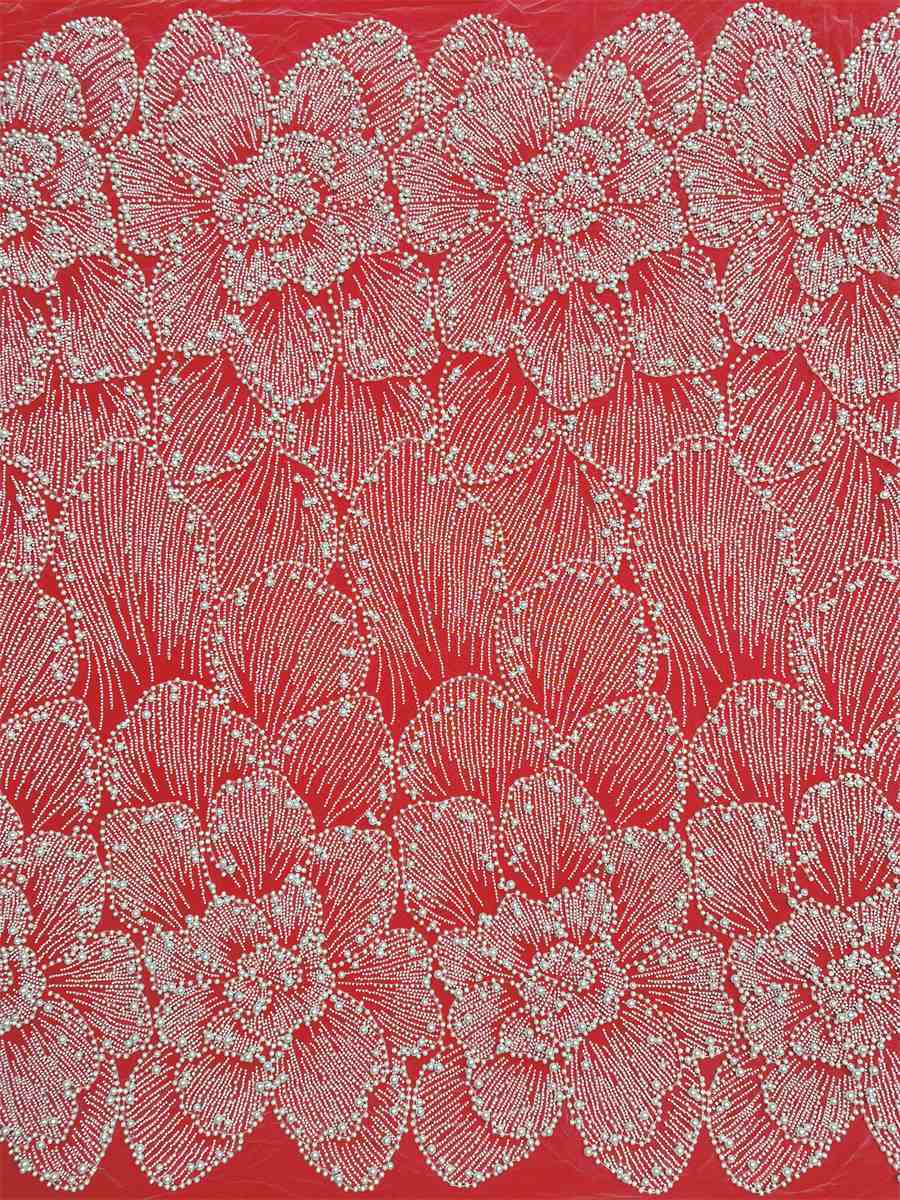 Beaded Fabric for Dresses - 5 Yards | BED-HN353
