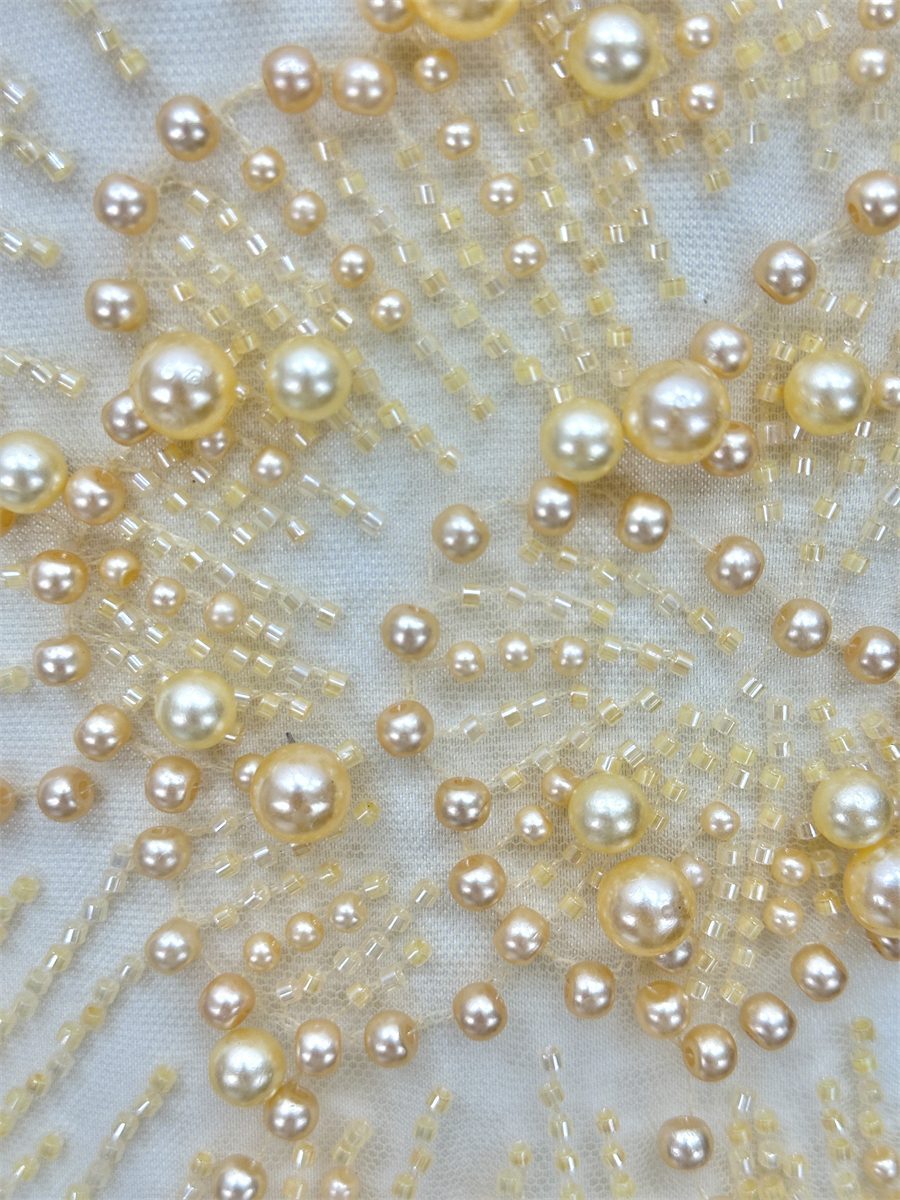 Beaded Fabric for Dresses - 5 Yards | BED-HN353