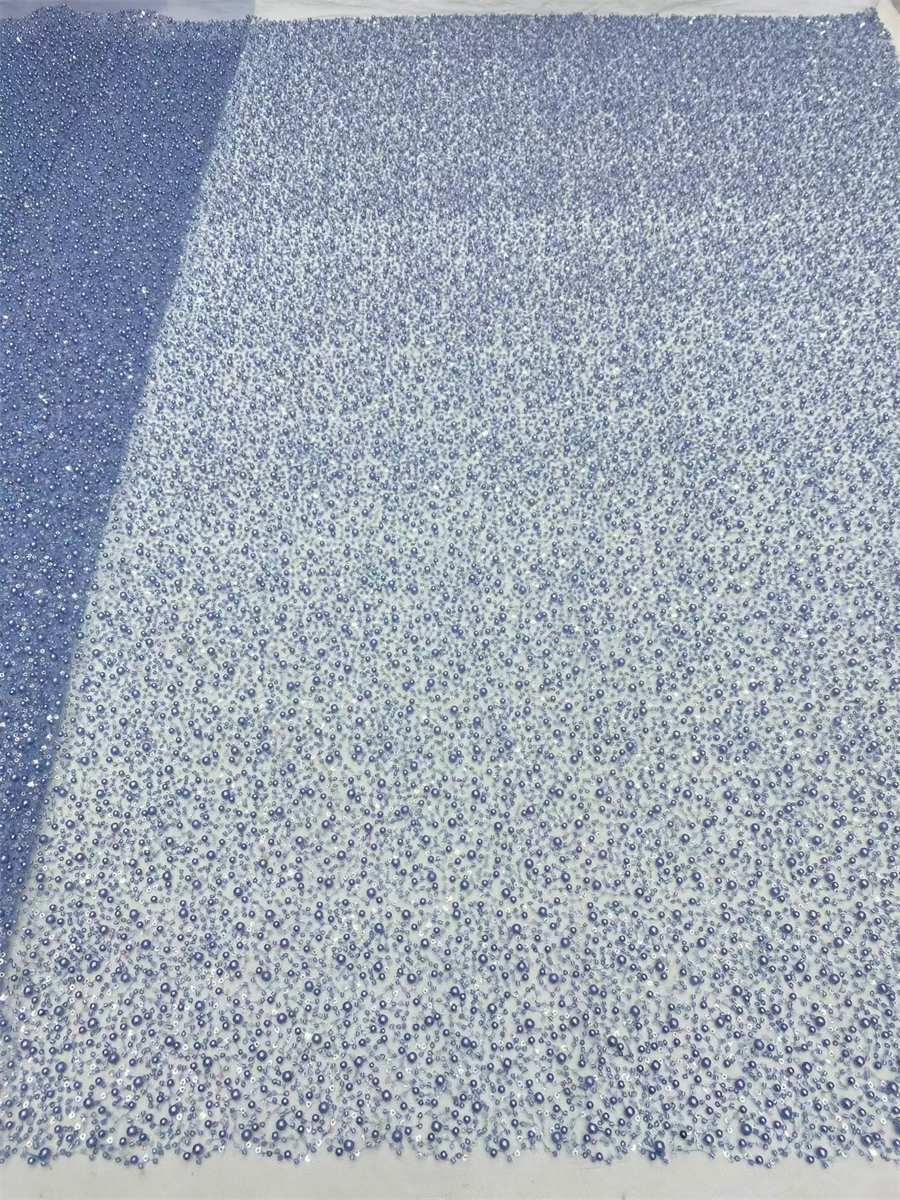 Beaded Tulle Fabric 5 Yards
