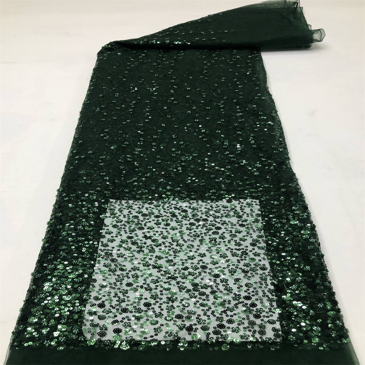Beaded Tulle Fabric 5 Yards