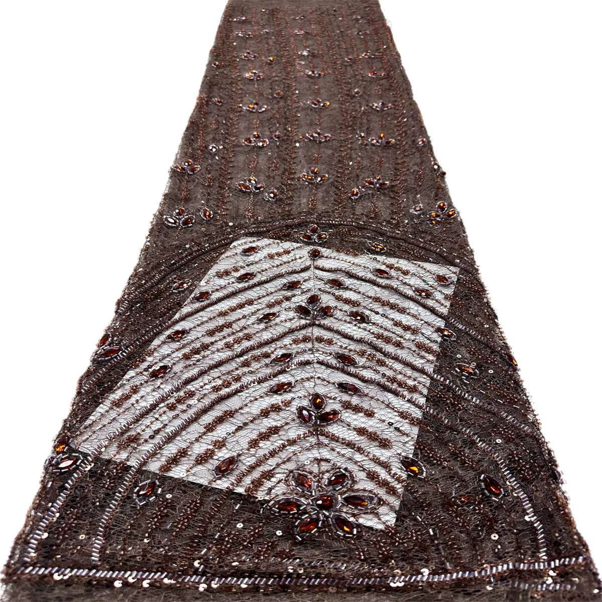 Beaded Lace Fabric L001