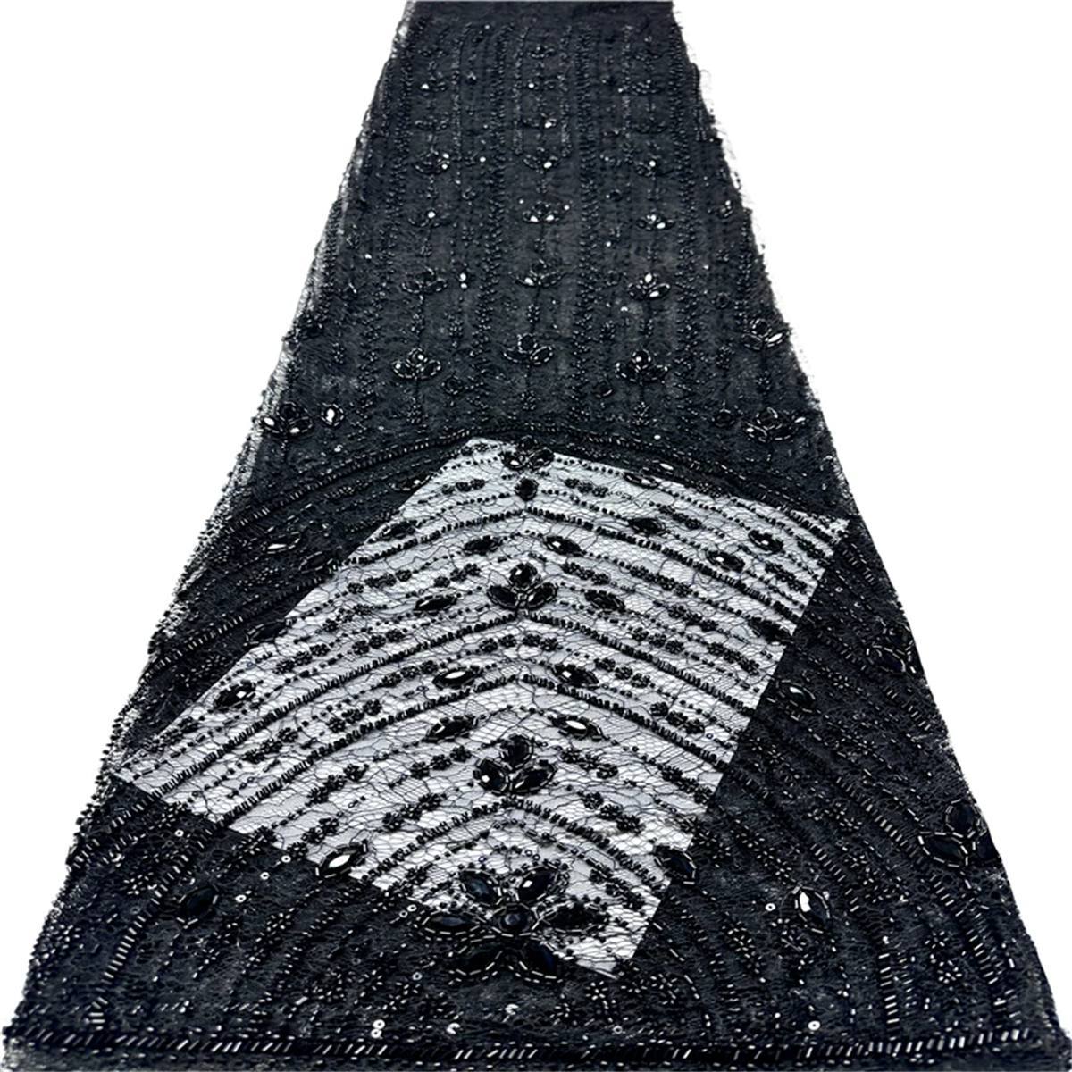 Beaded Lace Fabric L001