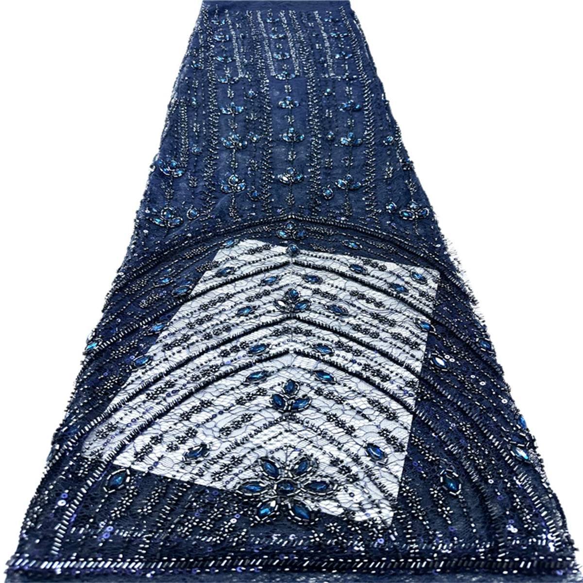 Beaded Lace Fabric L001