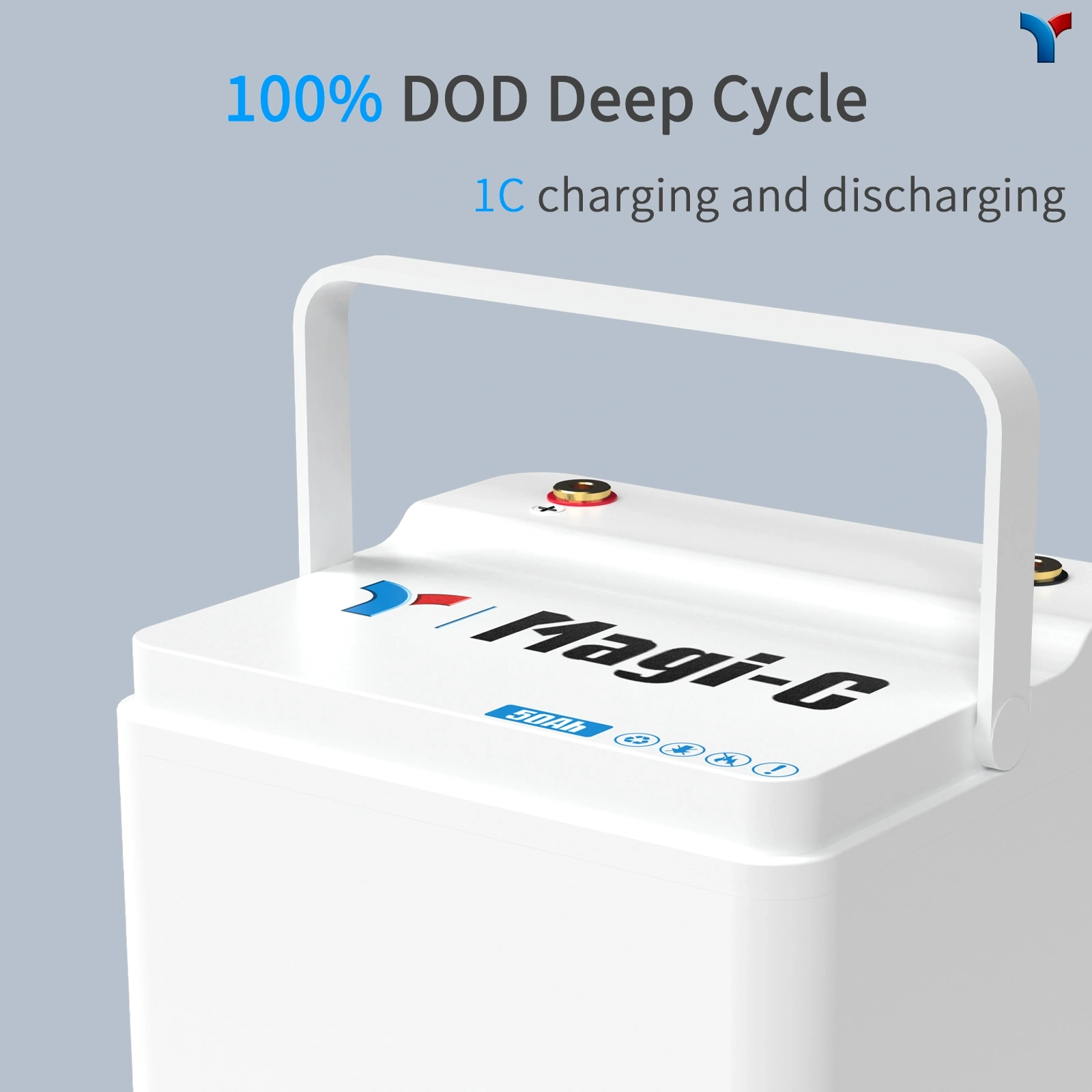 Magi-C 12V 50Ah LiFePO4 Battery