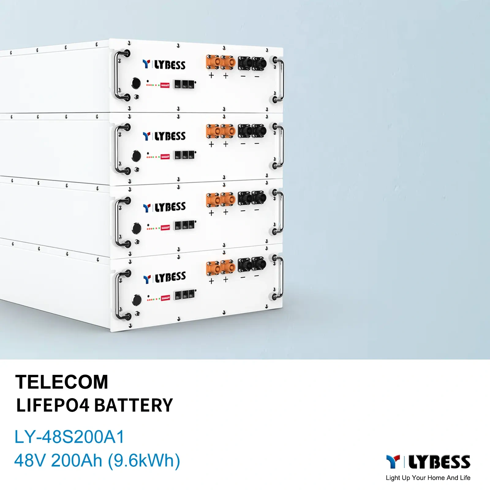48V 200Ah LiFePO4 Telecom Battery