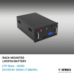 24 V 300 Ah Rackmontierte Lithiumbatterie