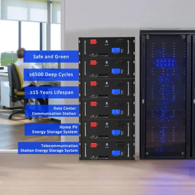 24 V 300 Ah Rackmontierte Lithiumbatterie