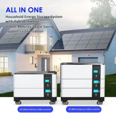 Batería LiFePO4 todo en uno de 24 V, 300 Ah y 7,68 kWh