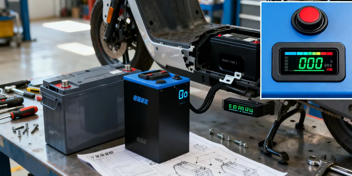 วิธีอัพเกรดแบตเตอรี่มอเตอร์ไซค์ไฟฟ้า