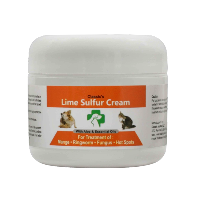 Lime Sulfur Pet Skin Cream - Pet Care and Veterinary Treatment for Itchy and Dry Skin - Safe Solution for Dog;  Cat;  Puppy;  Kitten;  Horse…
