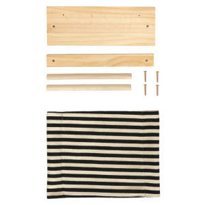 Wall-Mounted Cat Hammock, Cat Shelf and Perch for Wall, Cat Wall-Mounted Bed Furniture for Sleeping, Playing, Lounging, Natural XH