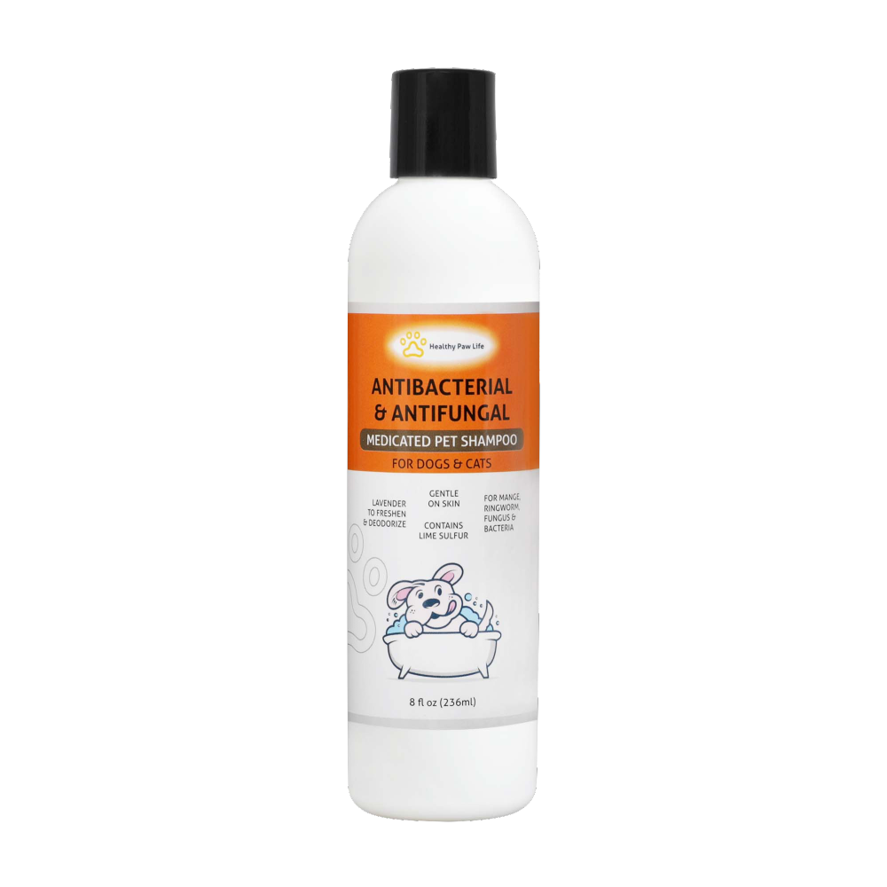 Lime Sulfur Pet Shampoo - Pet Care and Veterinary Solution for Itchy and Dry Skin - Safe for Dog;  Cat;  Puppy;  Kitten;  Horse