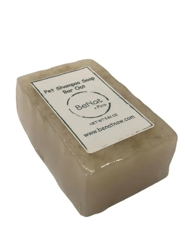BeNat Pets. All-Natural Pet Shampoo Bar. Oat. 5.8 oz.