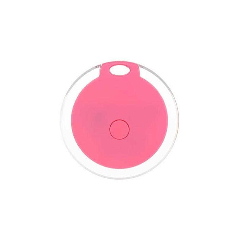 Bluetooth 4.0 Smart positioning anti-loss device Mobile pet wallet key chain smart finder-Pink