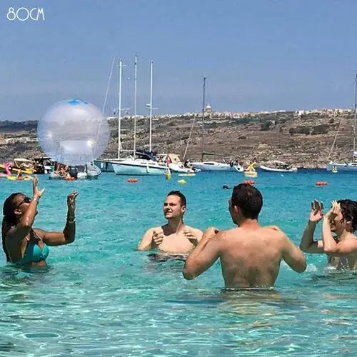 Festival Party Baby Outdoor Bubble Balls large water filled rubber Summer Outdoor Aquatic Games bath
