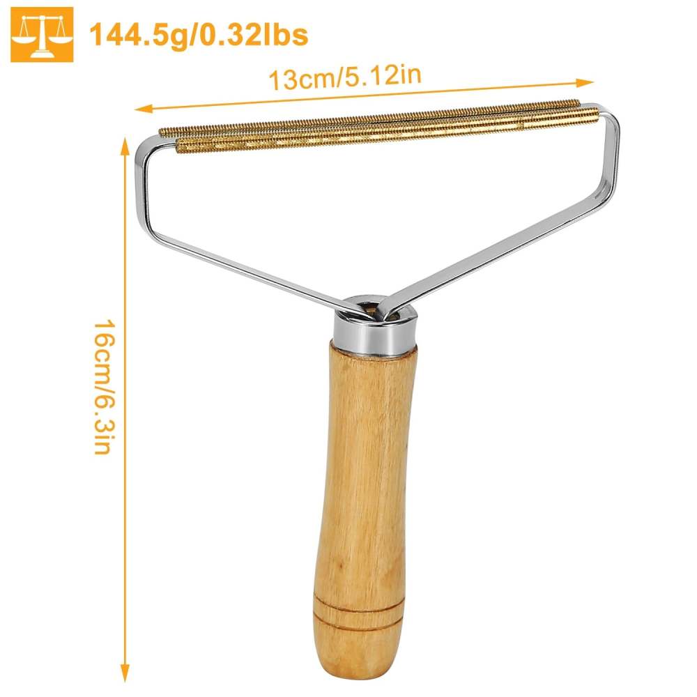 2 Pcs Portable Lint Remover Reusable Double Sided Lint Remover Travel Brush Clothes Fuzz Shaver Manual Fabric Shaver Lint Removing Roller