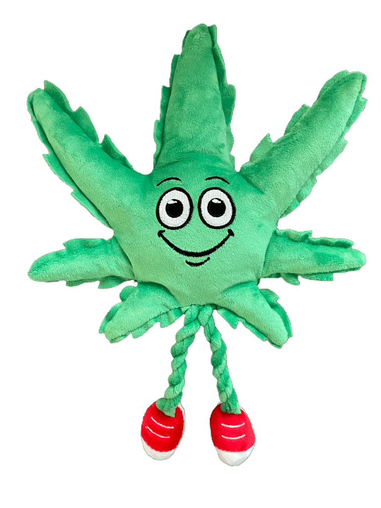 MJ the Weed Leaf 420 Dog Toy