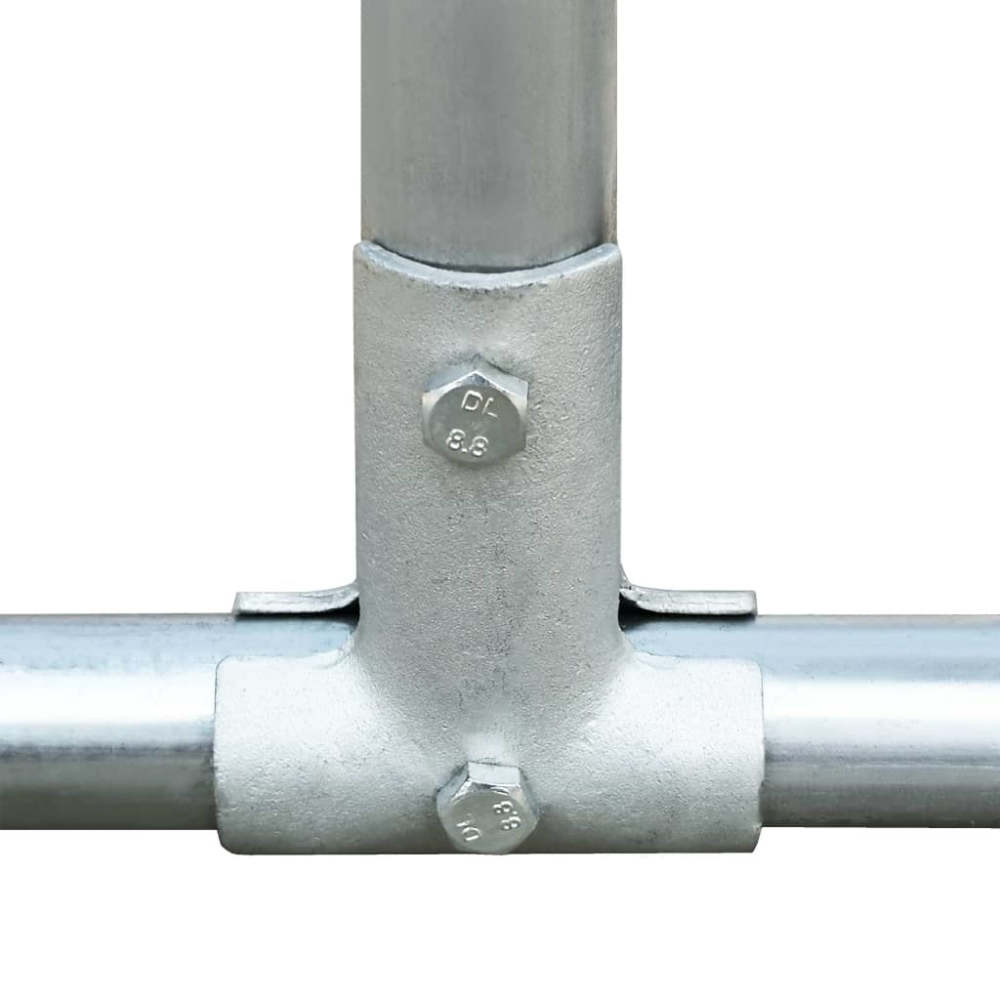 Outdoor Chicken Cage 9'x6.6'x6.3' Galvanized Steel