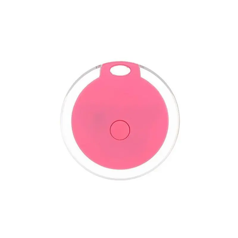 Bluetooth 4.0 Smart positioning anti-loss device Mobile pet wallet key chain smart finder-Pink