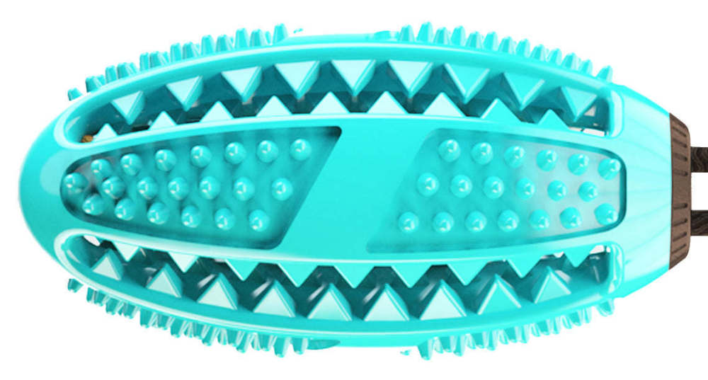 Pet Life 'Grip N' Play' Treat Dispensing Football Shaped Suction Cup Dog Toy