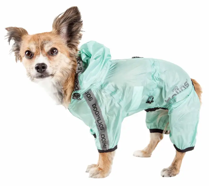 Dog Helios 'Torrential Shield' Waterproof Multi-Adjustable Full Bodied Pet Dog Windbreaker Raincoat