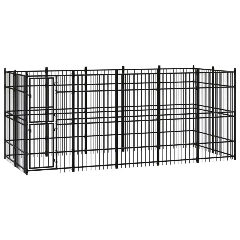 Outdoor Dog Kennel Steel 99.2 ft²