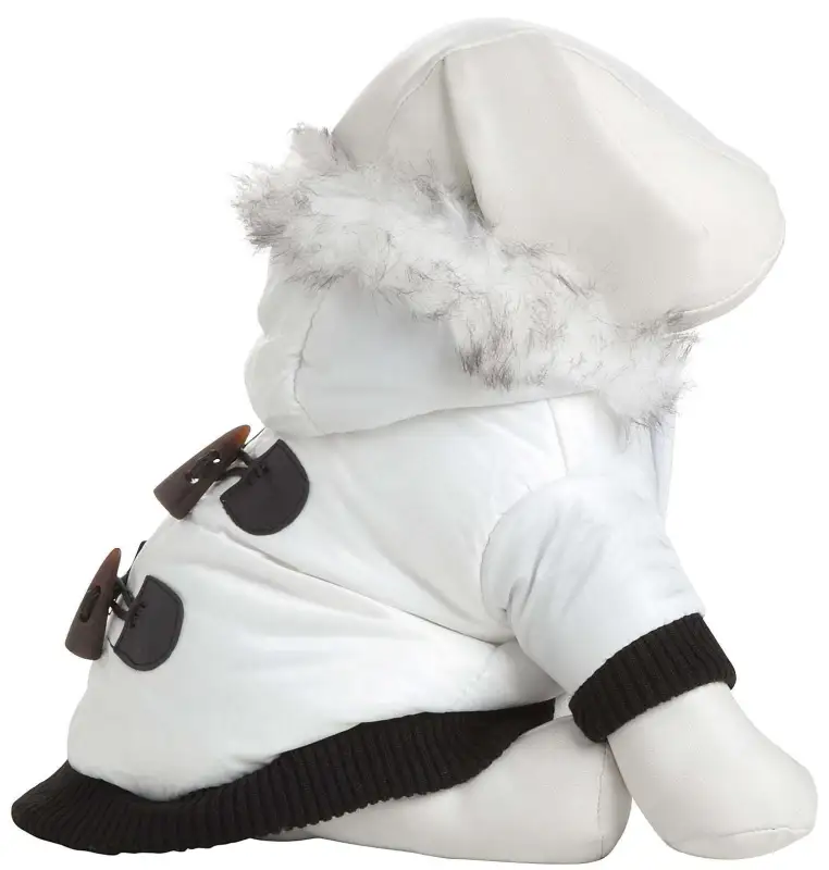 Aspen Winter-White Fashion Pet Parka Coat