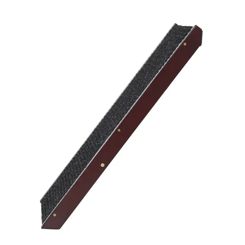 Adjustable Pet Ramp;  Folding Portable Wooden Dog Cat Ramp;  Non-Slip Paw Traction Mat Dog Step for Car;  SUV;  Bed;  Couch;  Adjustable Height from 10" to 19"